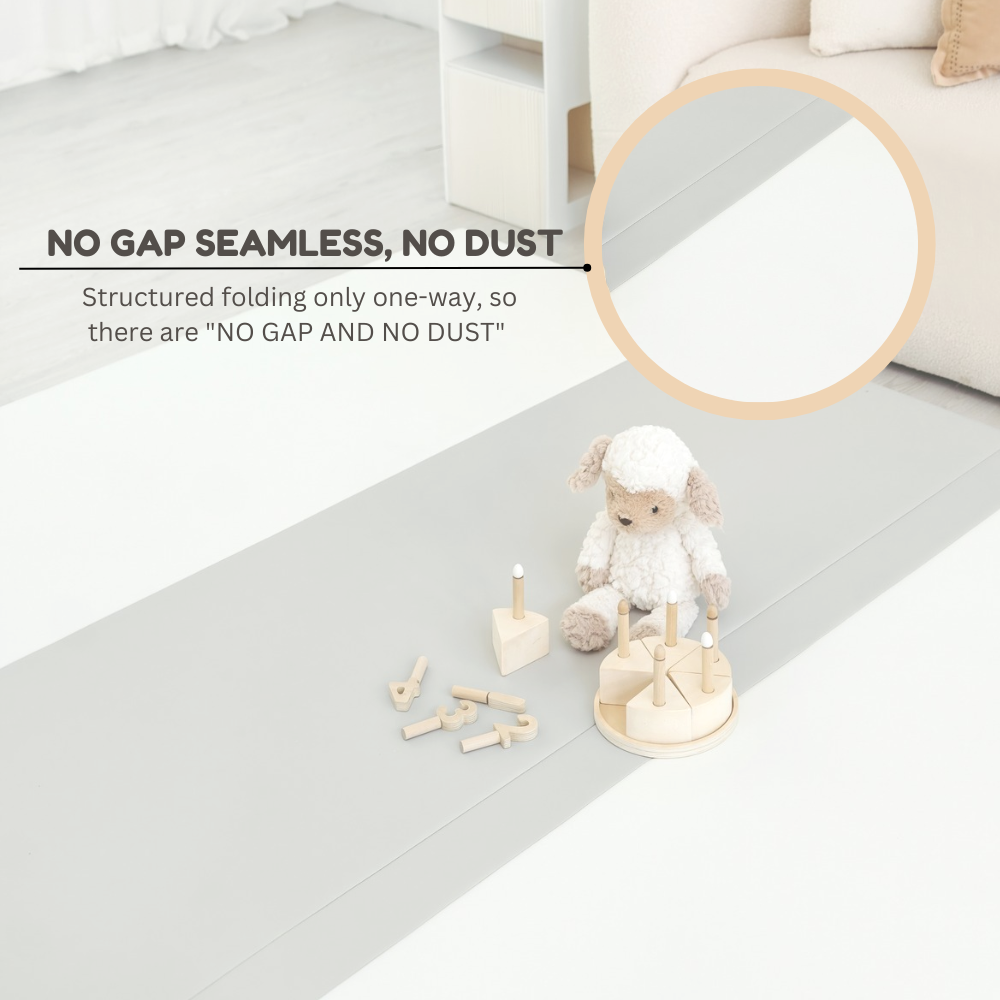 MGPM SL - 127 x 198 x 4 CM High Density Foldable Vegan PU Leather Play Mat