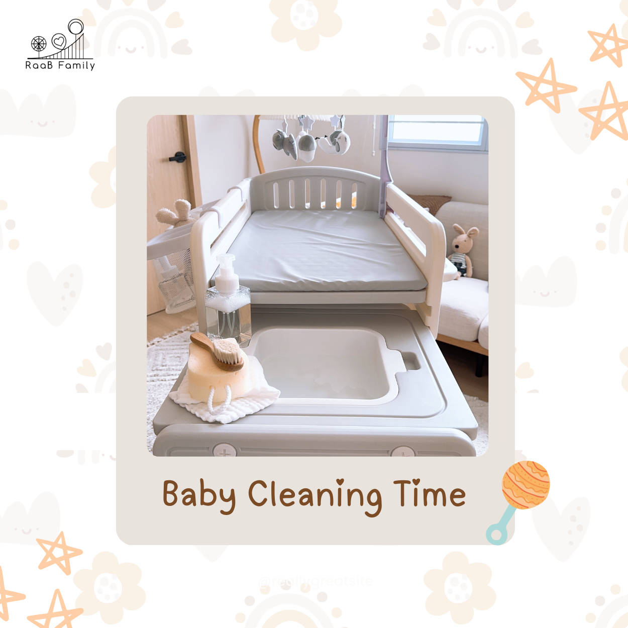 Diaper Changing Table Station Shelf