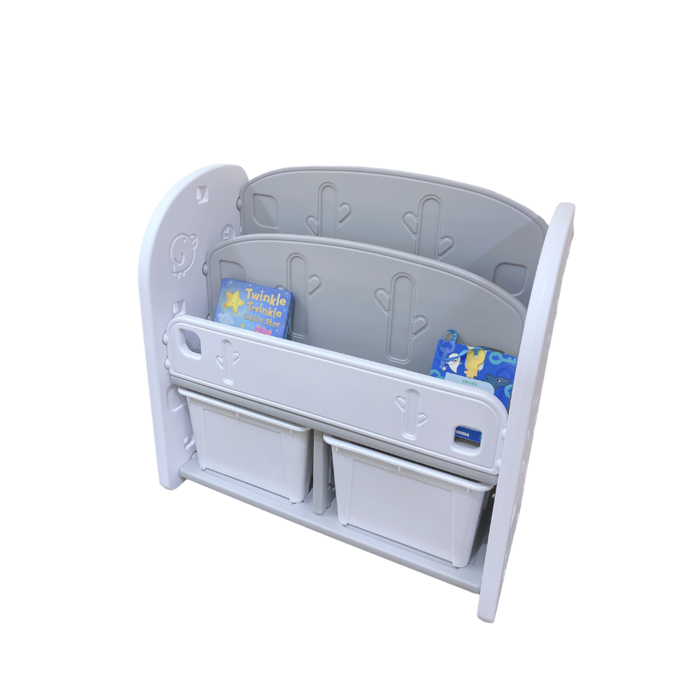 Kids Bookshelf with Toy Storage Organiser