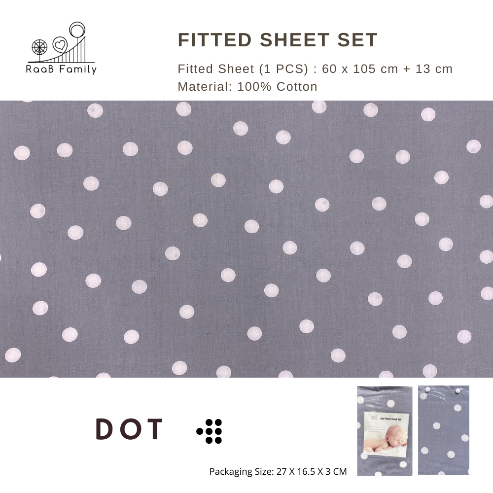 Glücklich Cot Bumper Fitted Bed Sheet Set