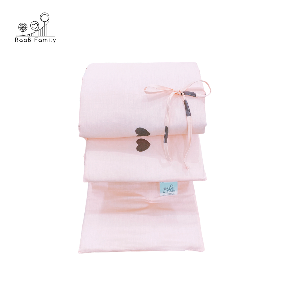 Glücklich Cot Bumper Fitted Bed Sheet Set