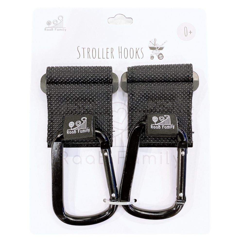 2 PCS Stroller Pram Hooks Clips