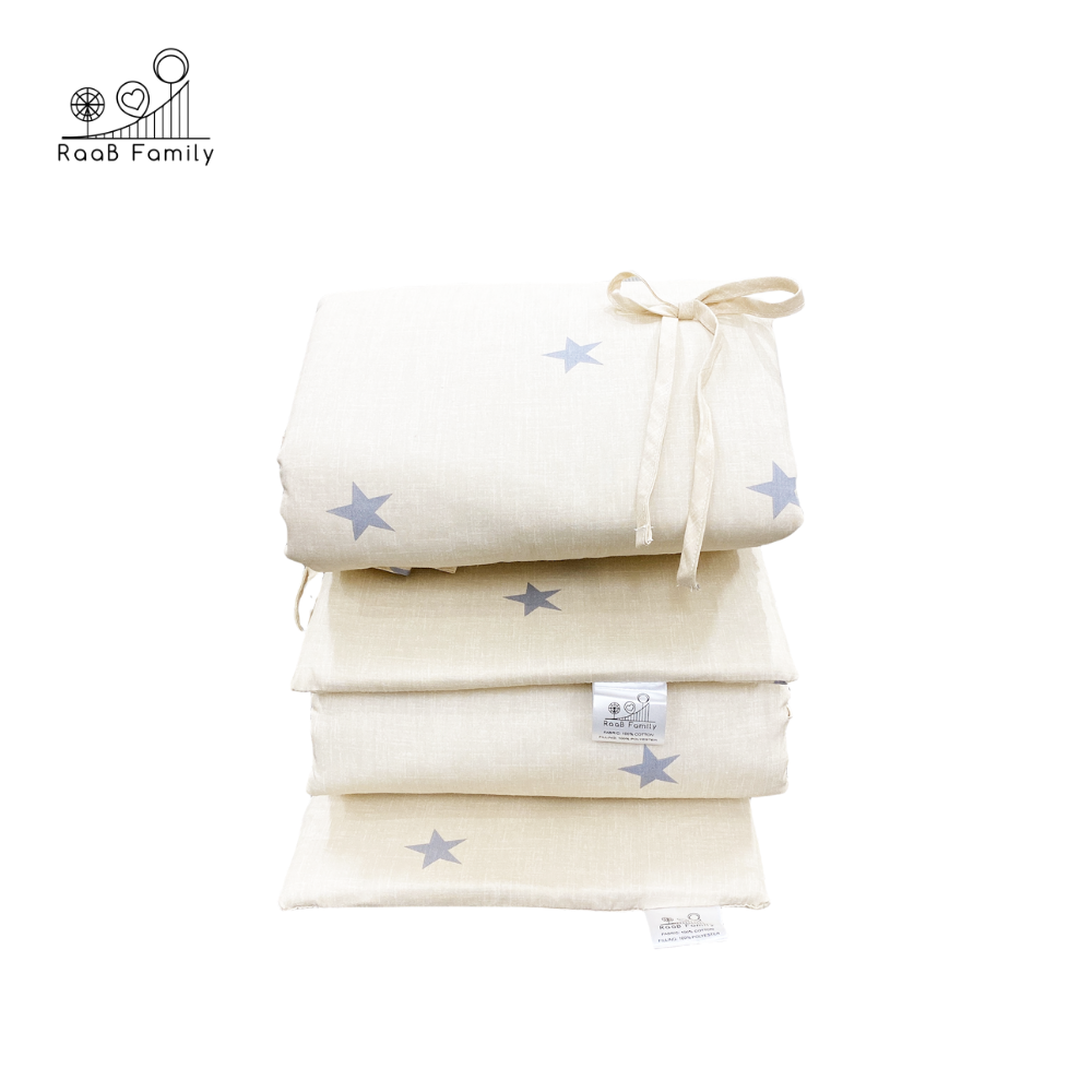 Glücklich Cot Bumper Fitted Bed Sheet Set