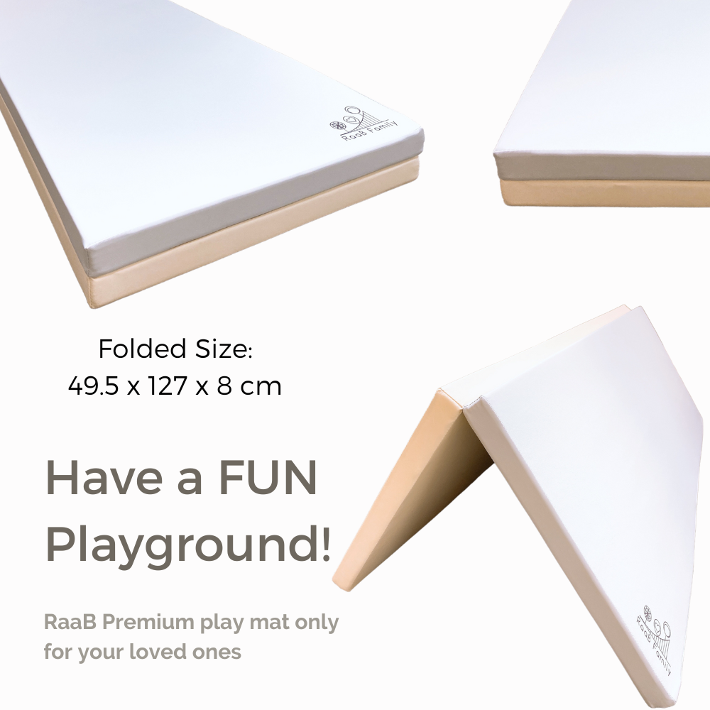 MINI 10 - 99 x 127 x 4 CM High Density Foldable Vegan PU Leather Play Mat
