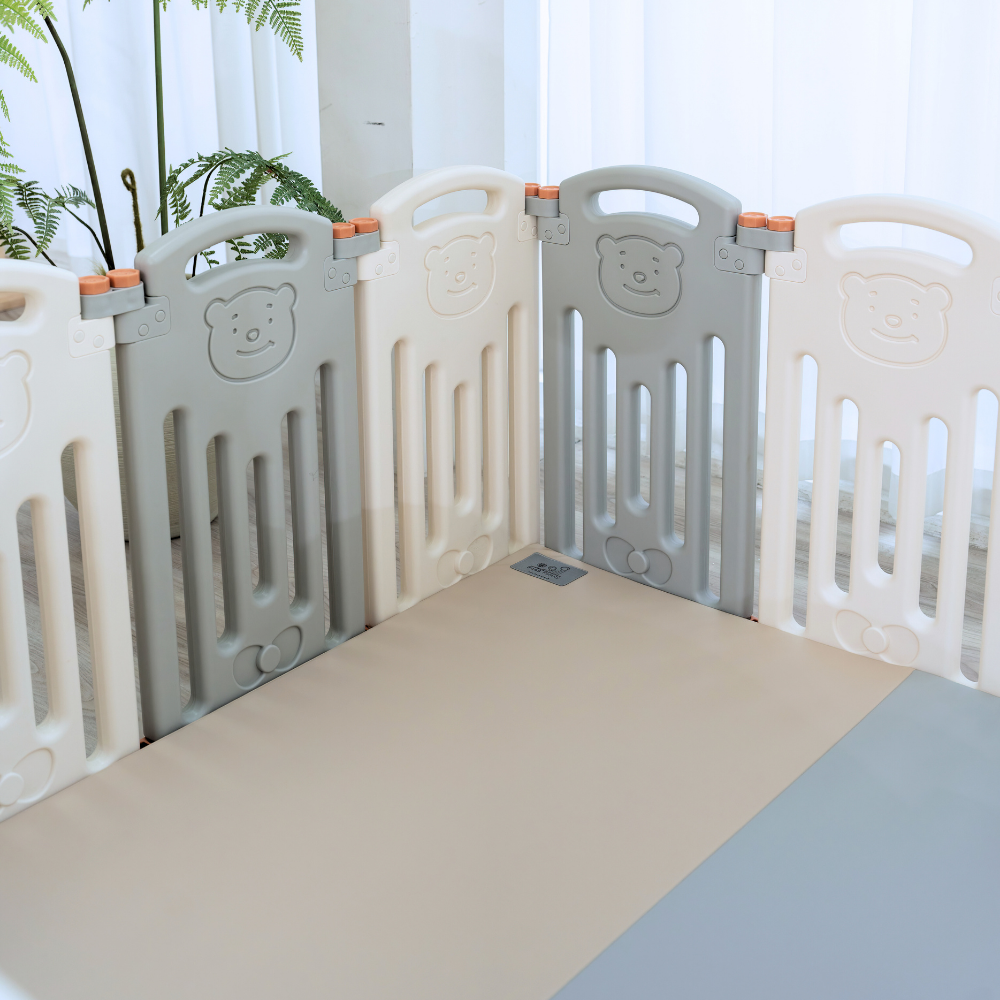 Bear Playpen - Classic Perfect Fit Set (Playpen + Play Mat)