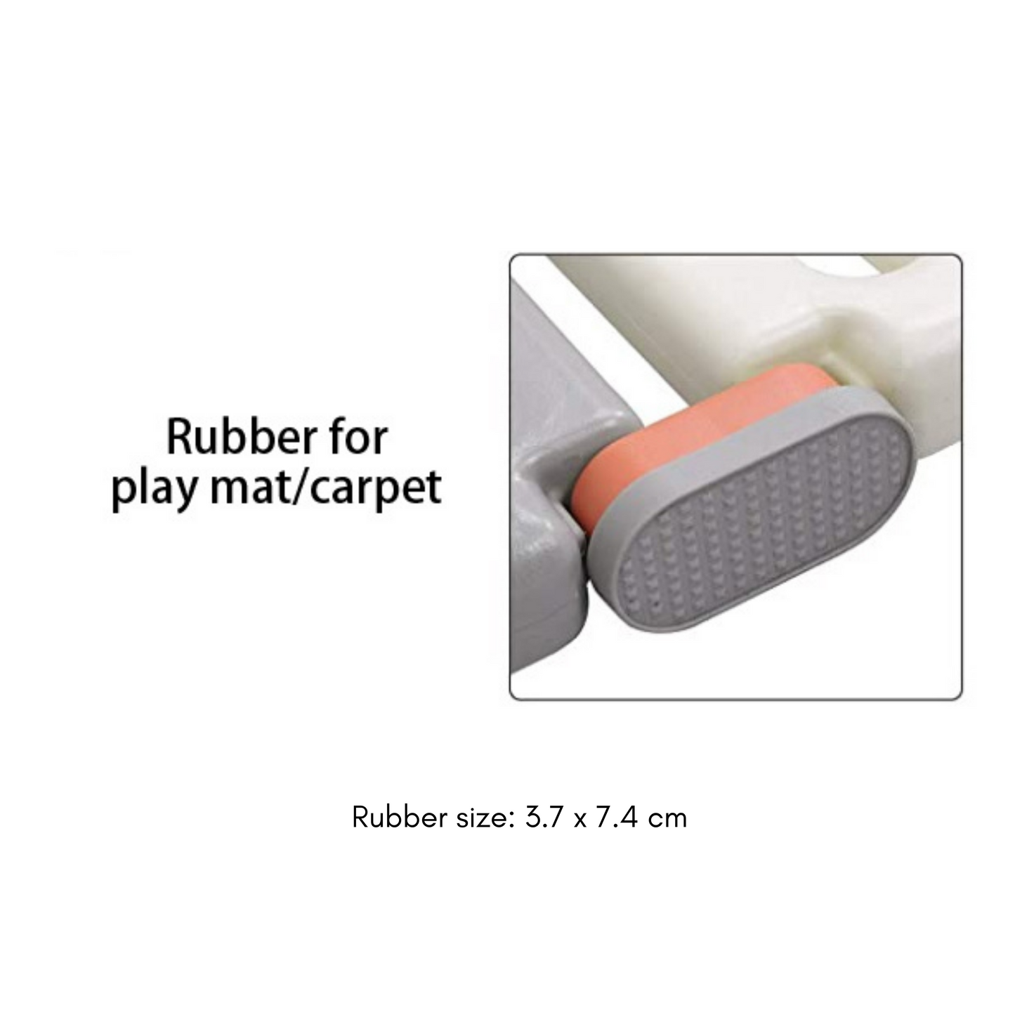 Base with Rubber Pad for Bear Foldable Playpen