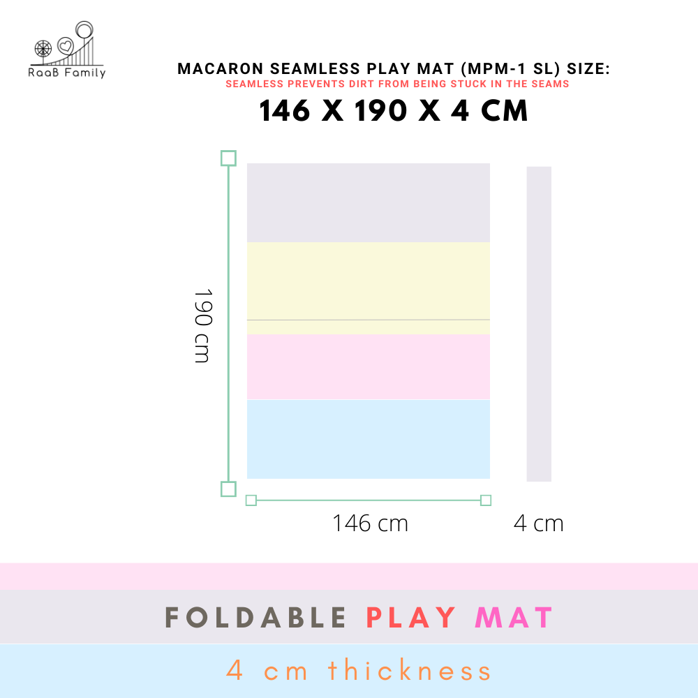 MPM-1 SL/ MPM-2 SL High Density Foldable Vegan PU Leather Play Mat