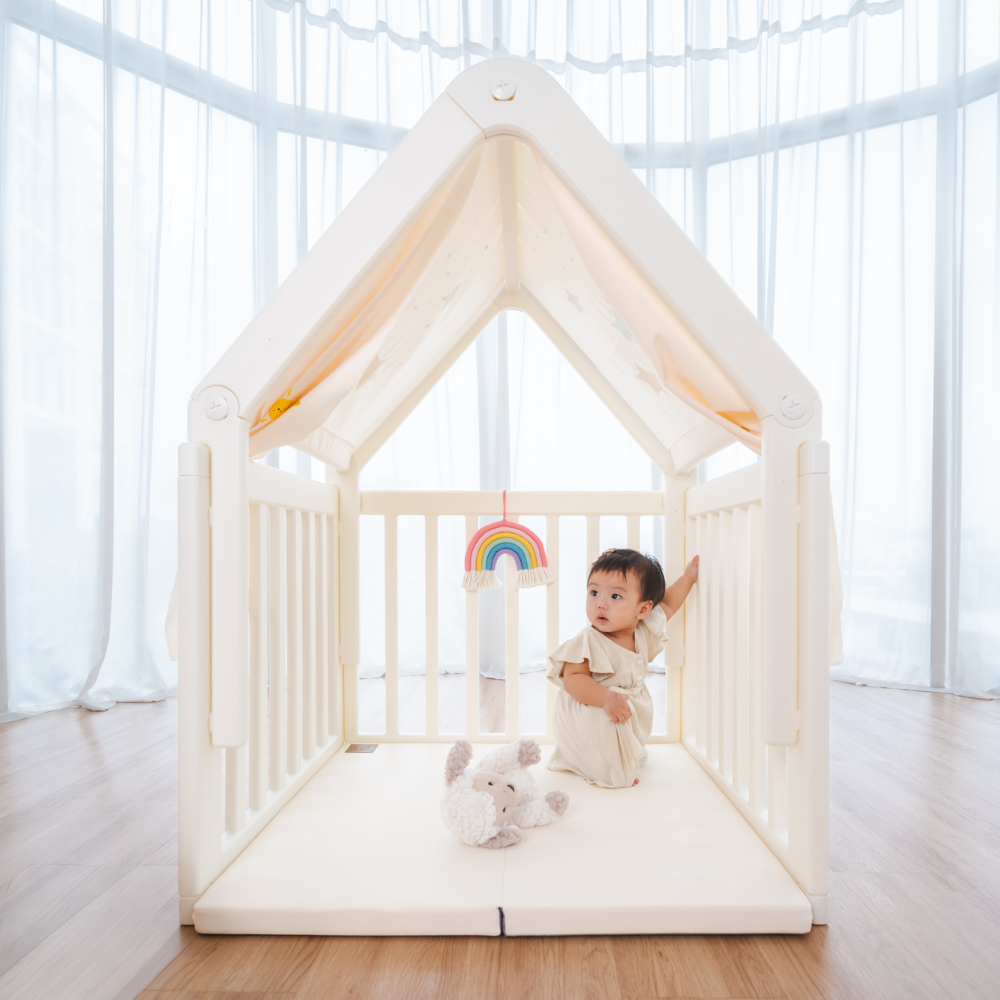 DreamNest Playpen House (with Fabric Canopy)