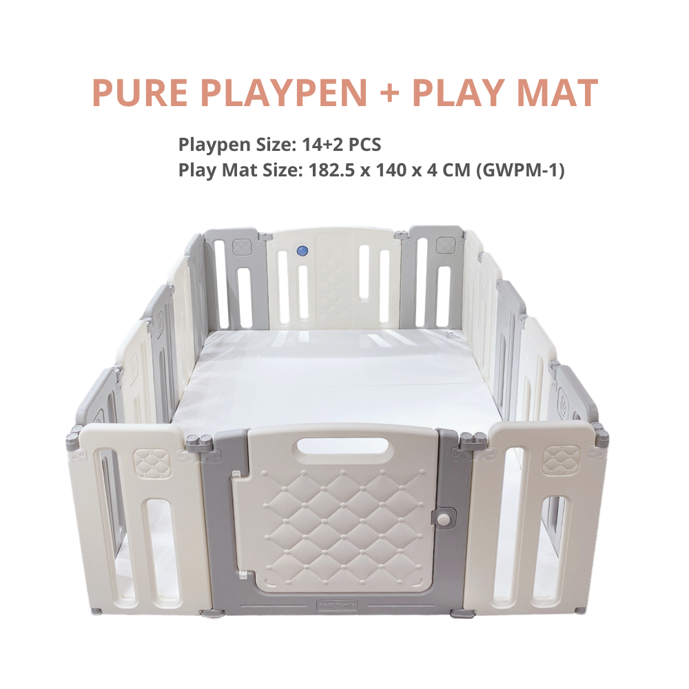 GWPM-1 140 x 182.5 x 4 CM High Density Foldable Vegan PU Leather Play Mat
