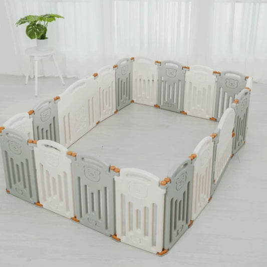 Bear Playpen - Classic Perfect Fit Set (Playpen + Play Mat)